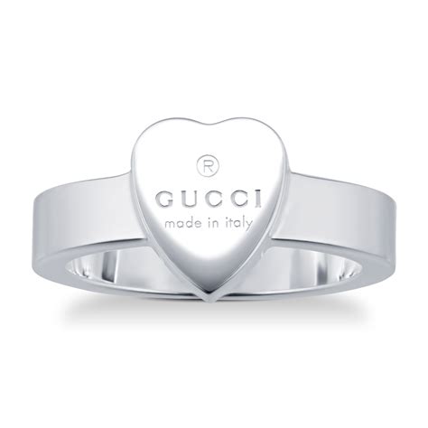 gucci heart ring women|Gucci trademark heart ring.